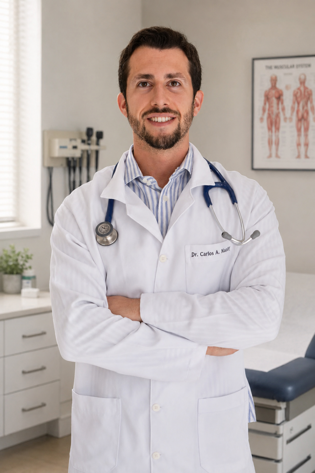 Retrato profissional de Dr. Carlos Nassif, cardiologista